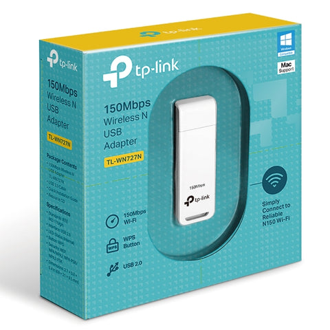 Tp-Link WN727N 150Mbps Wireless N USB Adapter