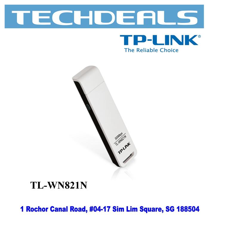 Tp-Link WN821N 300Mbps Wireless N USB Adapter