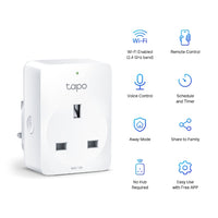 Tapo P100 Mini Smart Wi-Fi Socket (2-pack)