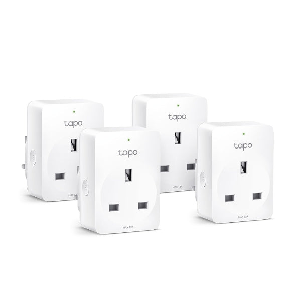 Tapo P100 Mini Smart Wi-Fi Socket (4-pack)