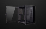 VXC Compact Dual Chamber ATX Case | No fans, Front+Side TG, 7 slots, can mount 5 x12cm fans