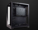 VXC Compact Dual Chamber ATX Case | No fans, Front+Side TG, 7 slots, can mount 5 x12cm fans