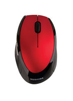 W80 Blue LED Wireless Optical Mouse | Grey | Red