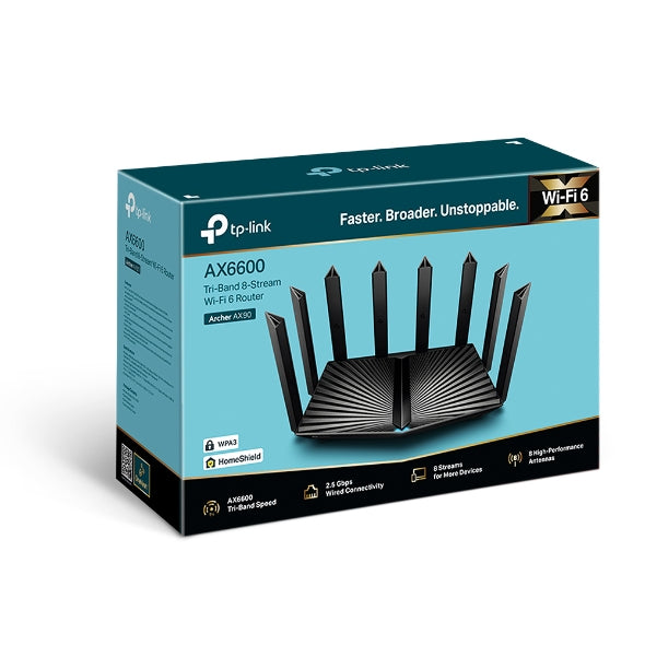 Archer AX90 AX6600 Tri-Band Gigabit Wi-Fi 6 Router