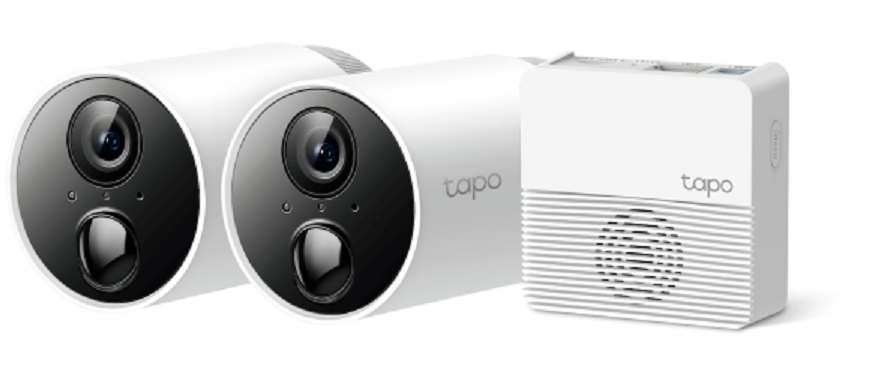 Tp-Link Tapo C400S2 Full HD Smart Wire-Free Security Camera System, 2-Camera System