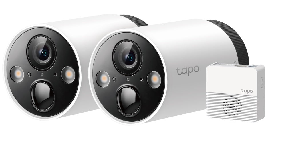 Tp-Link Tapo C420S2 2K QHD Smart Wire-Free Security Camera System - 2-Cam Pack