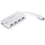 Trendnet TUC-H4E2 USB-C to 4-Port USB 3.0 Hub with Power Delivery