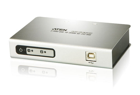 Aten UC2322 2-Port USB-to-Serial RS-232 Hub