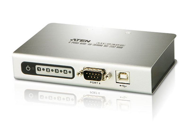 Aten UC2324 4-Port USB-to-Serial RS-232 Hub