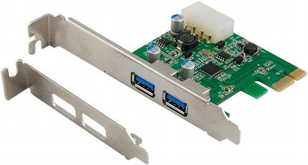 USB 3.0 2-Port PCI-Express Card with Low Profile support