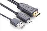 Ugreen 20139 MHL Micro USB 11Pin to HDMI Cable 2M