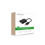 Ugreen 20415 DP Male to VGA Female Converter - Black