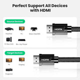 80602 8K HDMI 2.1 Male to Male Cable - 3 Meter