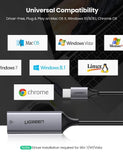 USB C to Gigabit RJ45 Ethernet Adapter