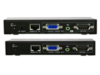 Aten VE200 VGA/Audio Extender(dual output). Serial enabled. VGA gain control. 1280x1024@60Hz. 200m