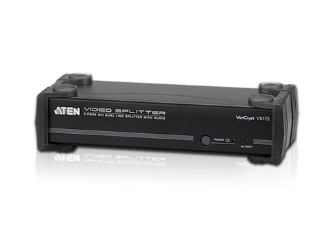 Aten VS172 2-port DVI Dual LinkVideo Splitter. Audio enabled