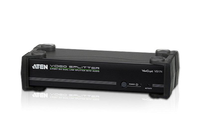 Aten VS174 4-port DVI Dual LinkVideo Splitter. Audio enabled