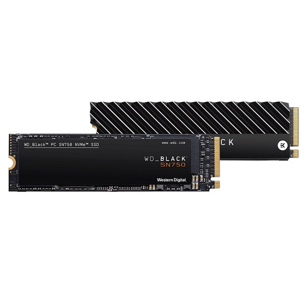 Black SN750 PCIe Gen3 x4 NVMe Solid State Drive SSD upto 3430M Read/2600M Write - without Heat Sink - 500GB