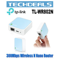 TP-Link TL-WR802N N300 Nano Pocket Wi-Fi Router