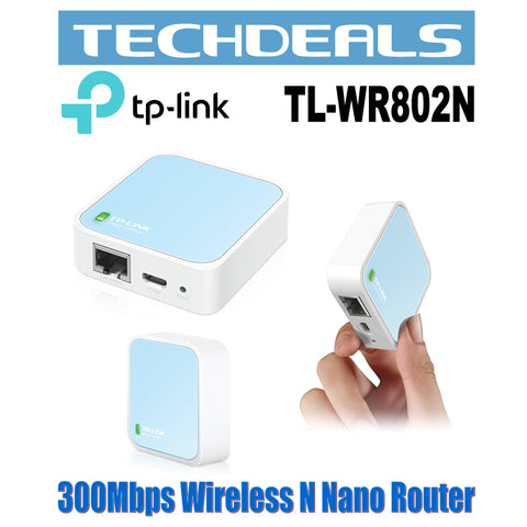 TP-Link TL-WR802N N300 Nano Pocket Wi-Fi Router