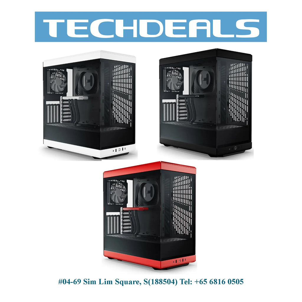 HYTE Y40 ATX PC Cases with PCIe 4.0 Riser – TechDeals Pte Ltd