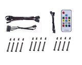 ZF-12025-RGB-TRIO 3 Pack 120mm PWM Fans w/5V ARGB and Remote Controller