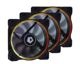 ZF-12025-RGB-TRIO 3 Pack 120mm PWM Fans w/5V ARGB and Remote Controller