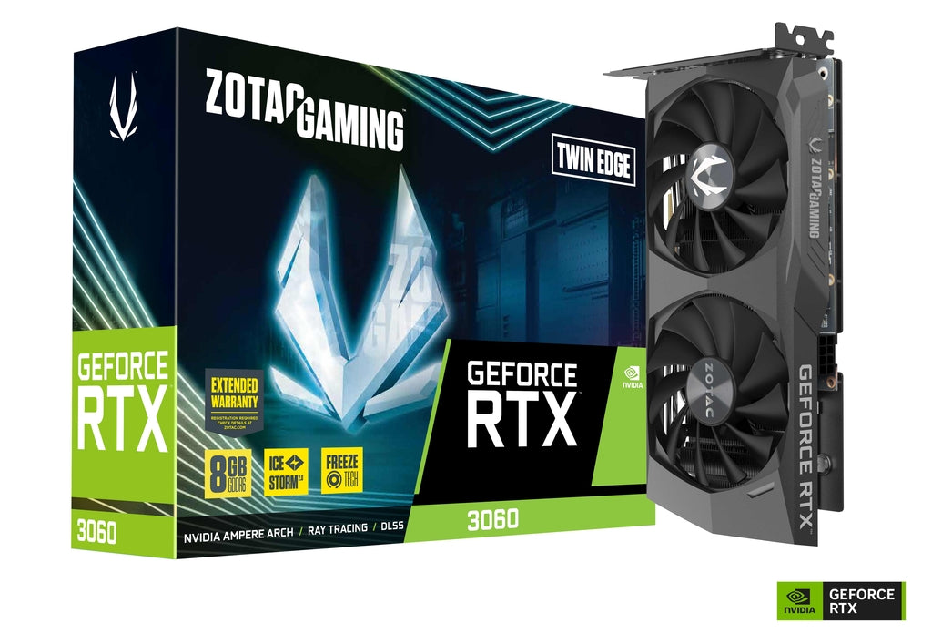 ZOTAC GAMING GeForce RTX 3060 8GB GDDR6 Twin Edge Graphics Card