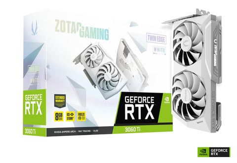 ZOTAC GAMING GeForce RTX 3060 Ti 8GB GDDR6X Twin Edge White Edition