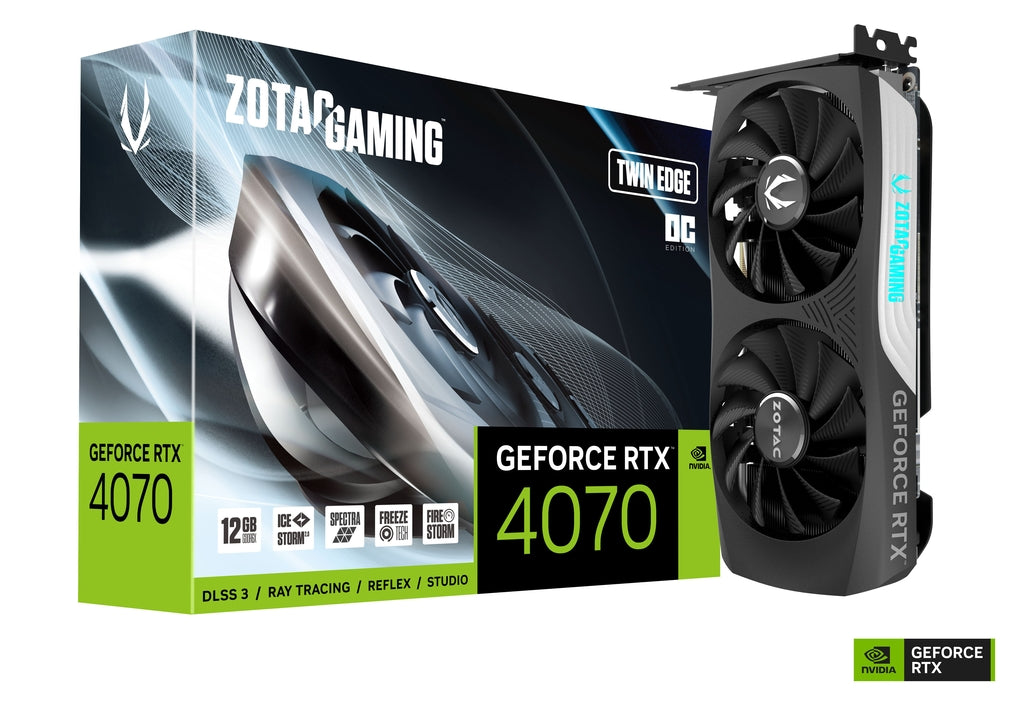 Zotac GAMING GeForce RTX 4070 Twin Edge OC 12GB GDDR6X Graphics Card