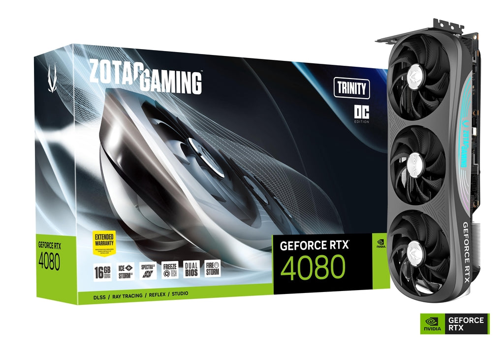 Zotac GAMING GeForce RTX4080 TRINITY OC 16GB GDDR6X Graphics Card