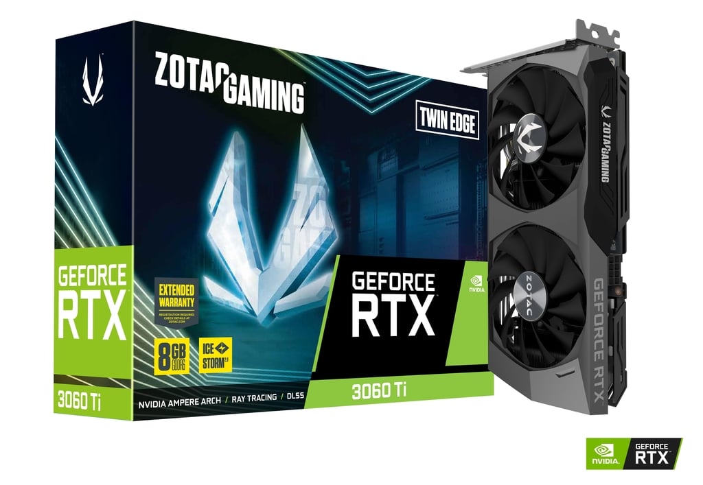 Zotac Gaming GeForce RTX3060Ti Twin Edge 8GB GDDR6 LHR Graphics Card