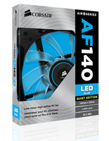 Corsair Air Series AF140 LED Quiet Edition High Airflow Fan - Blue