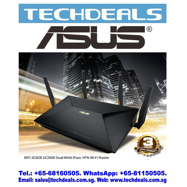 Asus BRT-AC828 AC2600 Dual-WAN VPN AC 8 Gigabit ports Router