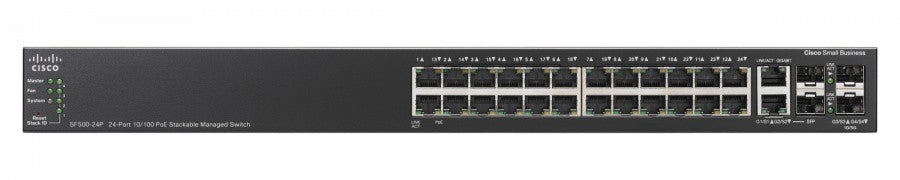 Cisco SF500-24MP 24-port 10/100 Max PoE+ Stackable Managed Switch