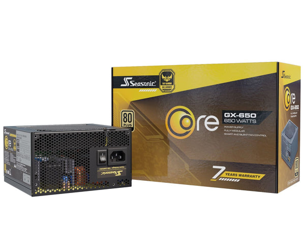 Core GX-650 650W 80 Plus Gold Fully Modular Silent Fan ATX Power Supply