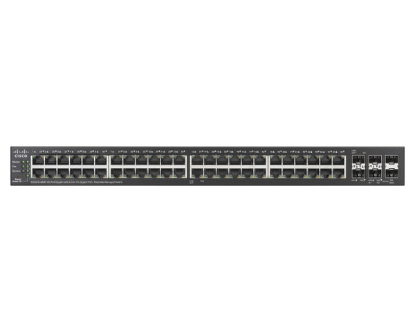 Cisco SG500X-48MPP 48-port Gig + 4 10-Gig Max PoE+ Switch