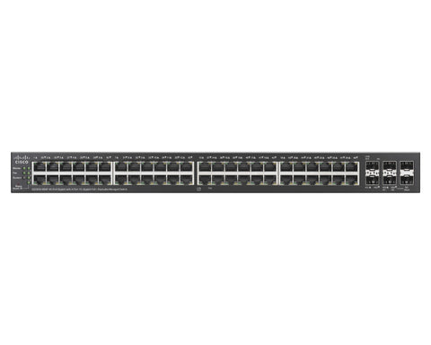 Cisco SG500X-48MPP 48-port Gig + 4 10-Gig Max PoE+ Switch