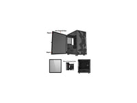 DLM21 mATX Case with Tempered Glass Side Panel and Mesh Front Panel [No Fans Included]