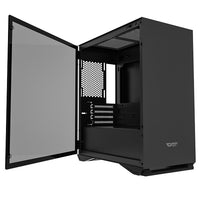 DLM22 mATX Case with Tempered Glass Side Panel [No Fans Included]