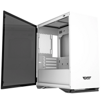 DLM22 mATX Case with Tempered Glass Side Panel [No Fans Included]