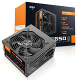 AIGO GP 80 Plus Bronze Black Cables Power Supply