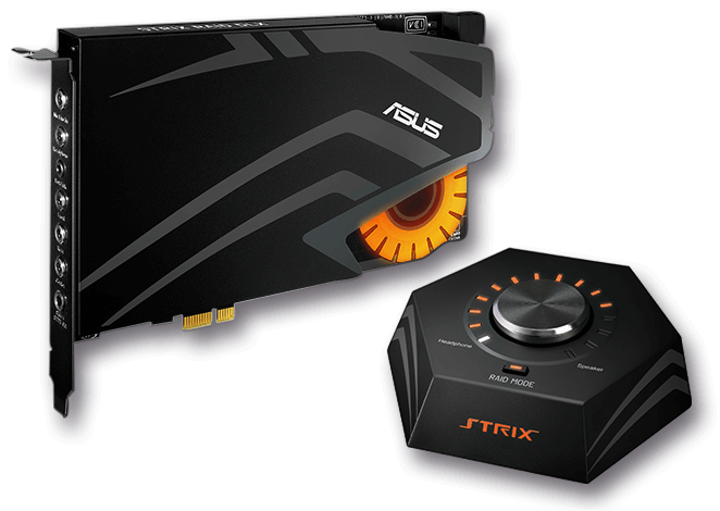 ASUS STRIX RAID DLX 7.1 SOUNDCARD #5958 (3Y)