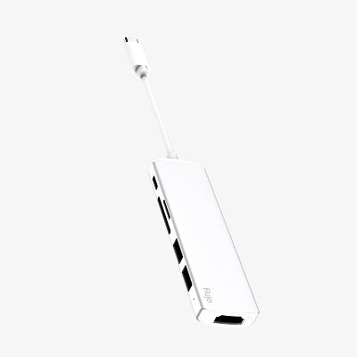 Flujo CH-54 USB C Multi-Function Adapter  - Silver