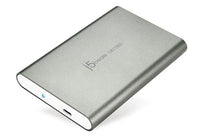 J5CREATE 2.5" USB 3.1 TYPE-C TO SATA III EXT. HDD ENCLOSURE (BLACK)