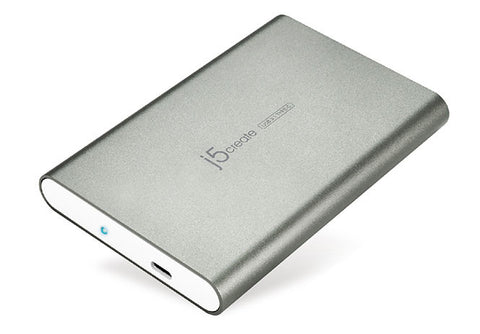 J5CREATE 2.5" USB 3.1 TYPE-C TO SATA III EXT. HDD ENCLOSURE (BLACK)