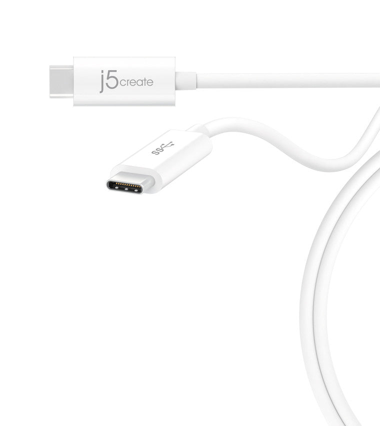 J5CREATE USB 3.1 Type-C Coaxial Cable (USB-IF certified)