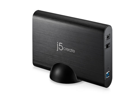 J5CREATE 3.5" SATA USB 3.0 EXT. HDD ENCLOSURE (BLACK)