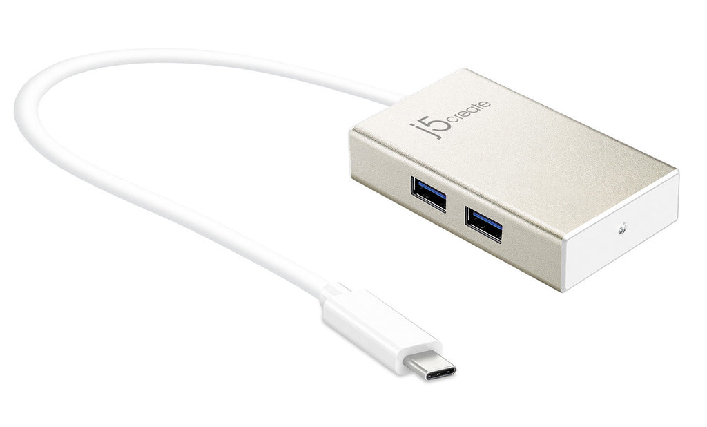 J5CREATE USB Type-C to 4-Port/4A USB3.0 Hub