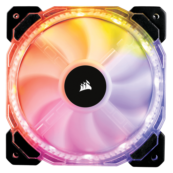 Corsair HD120 RGB LED High Performance 120mm PWM Fan with Controller (0.72 KG)